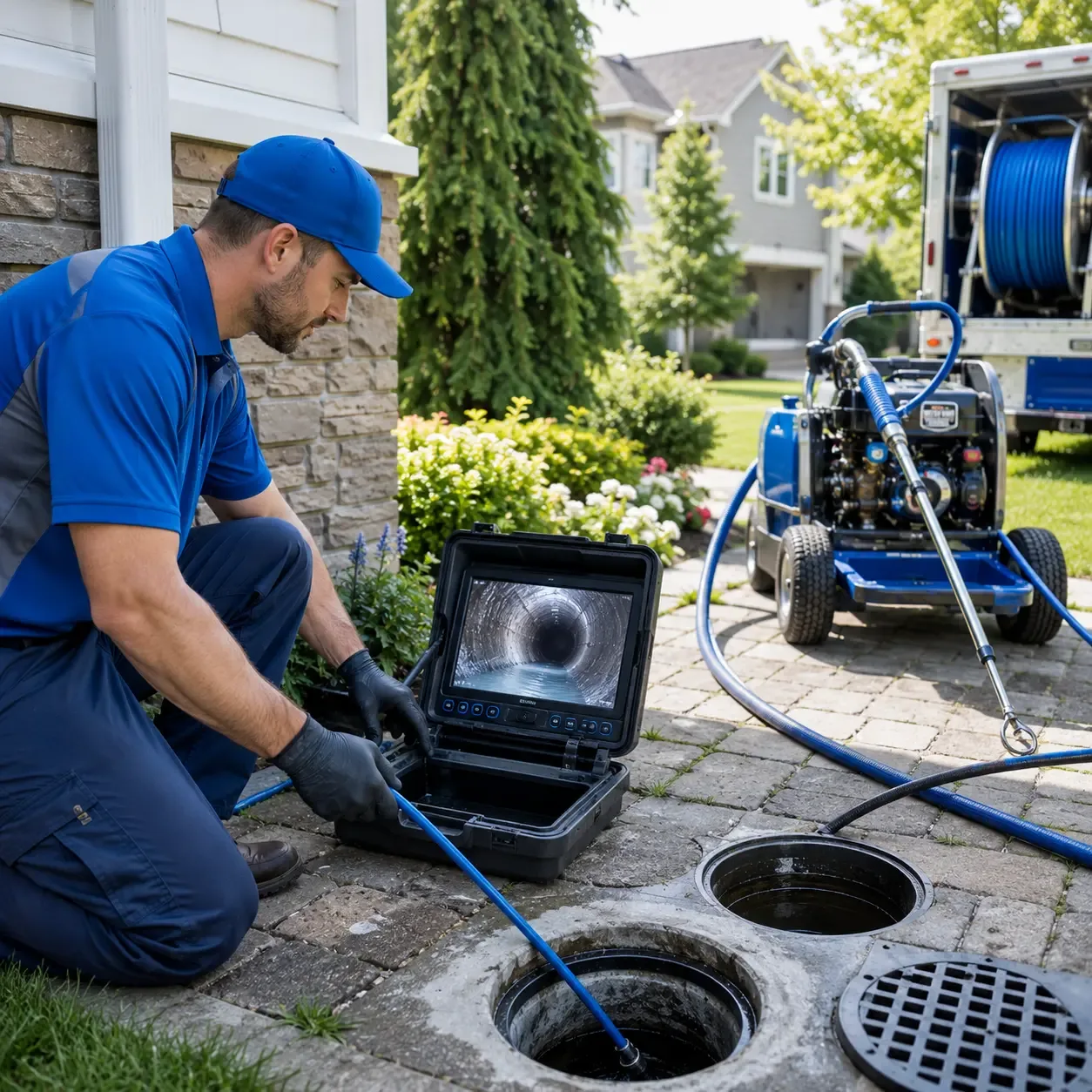 Outdoor drain cleaning professionals serving Bowie, TX