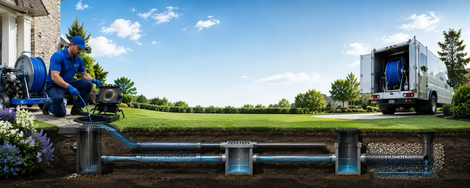 Outdoor drain cleaning information for Bowie, TX